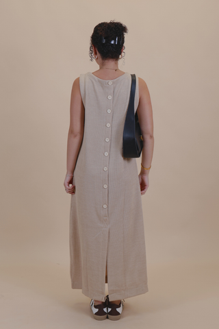 Buttoned in Style Midi Sweater Dress