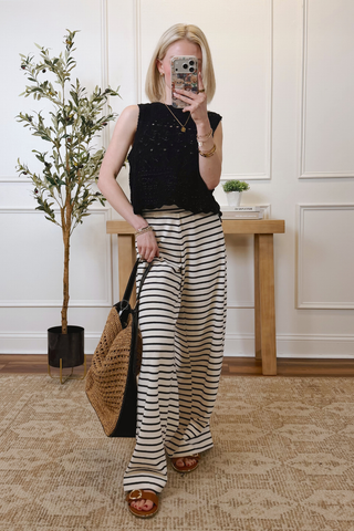 Sail Away Stripe Wide Leg Pants