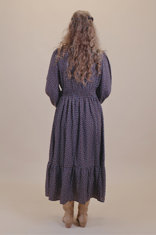 Espresso Elegance Maxi Dress