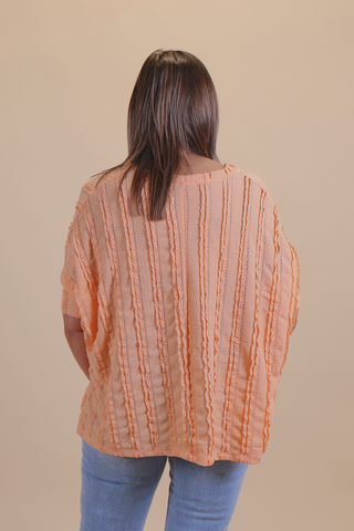 Sunset Stroll Textured Top
