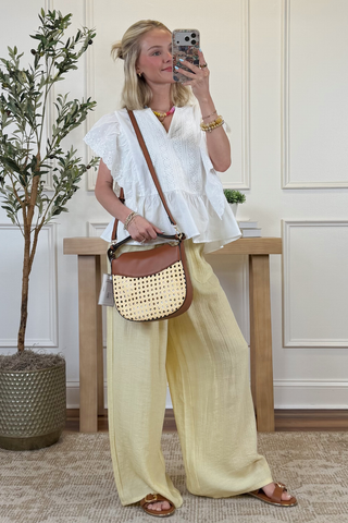 Sweet Grace Eyelet Top