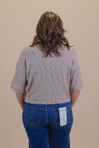 Easy Days Marled Button Cardigan