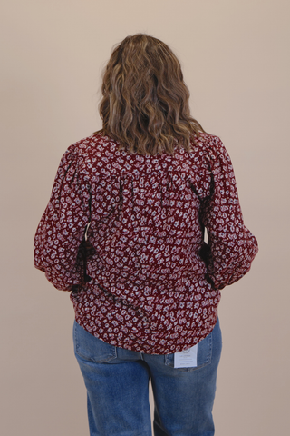 Prairie Bloom Corduroy Blouse