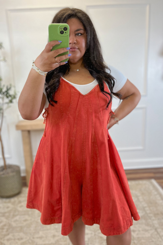 Red Clay Romper