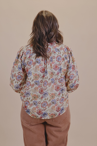 Ivory Bloom Blouse