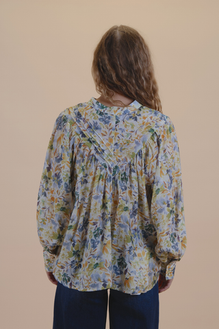 The Juliet Floral Balloon Sleeve Blouse