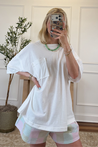 Bailey Mineral Wash Pocket Tee