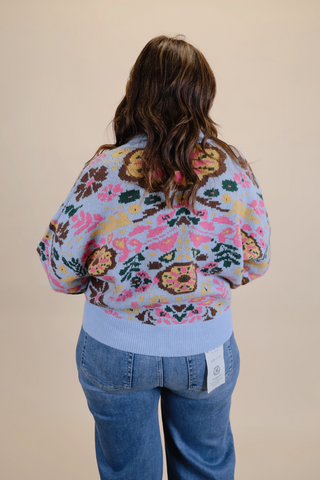 Wildflower Whimsy Knit Cardigan