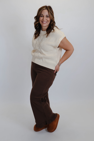 Autumn Luxe Cable Sweater