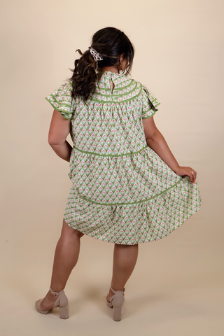 Brunch Babe Mini Dress in Plus