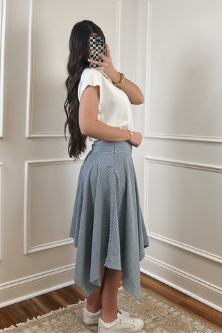 Harlow Harbor Stripe Skirt