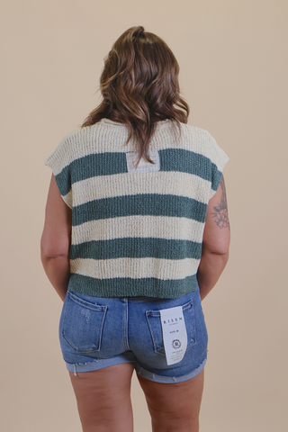 Seaside Stripe Sweater Top