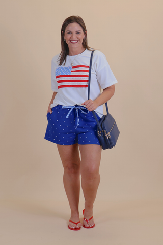 Sweet Land Lace Flag Tee