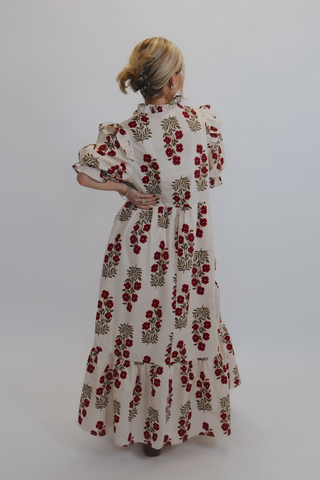 Garden Muse Midi Dress