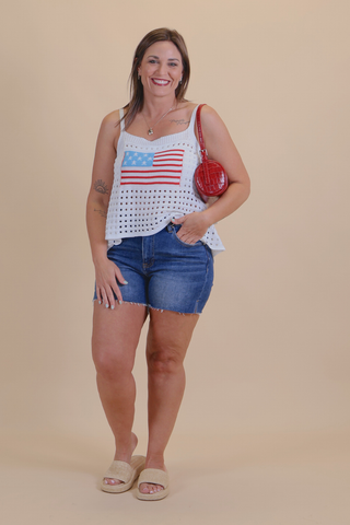 Americana Breeze Knit Tank