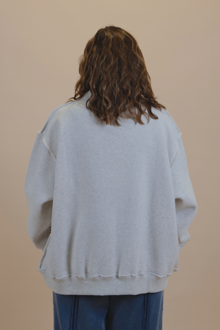 Faith Graphic Mock Neck Sweatshirt