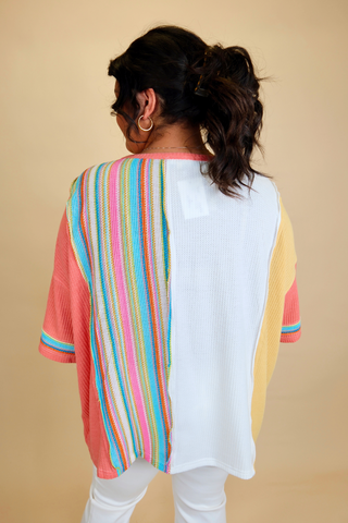 Colorful Daisy Top in Plus