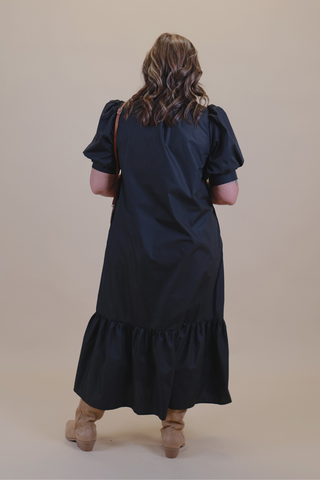 Midnight Muse Midi Dress