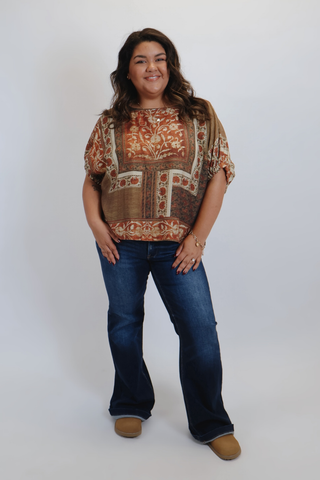 Artisanal Dolman Sleeve Top