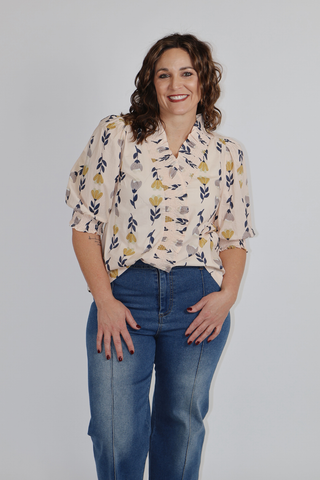 Meadow Muse Ruffle Blouse