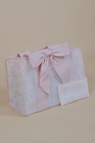 Case-Mate Afternoon Rosé Bow Jelly Tote Bag
