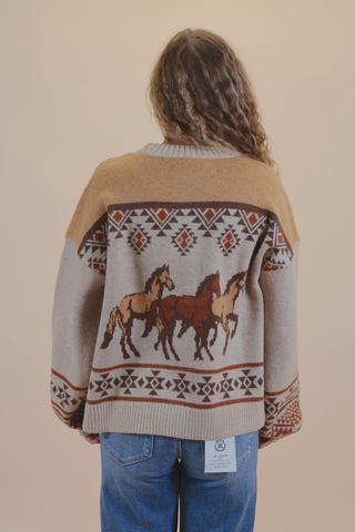 Wild West Rider Knit Cardigan