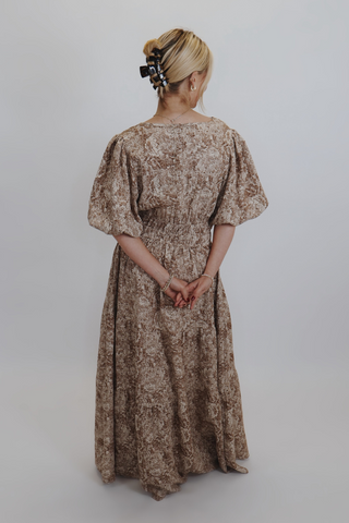 Golden Dusk Maxi Dress