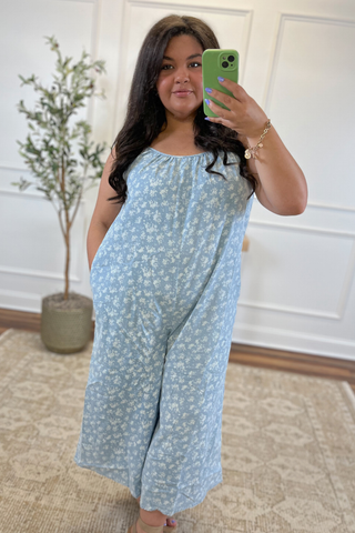 Meadow Breeze Chambray Jumpsuit