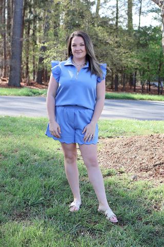 Chasing Sunshine Scalloped Set