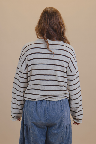 Mocha Stripe Sweater
