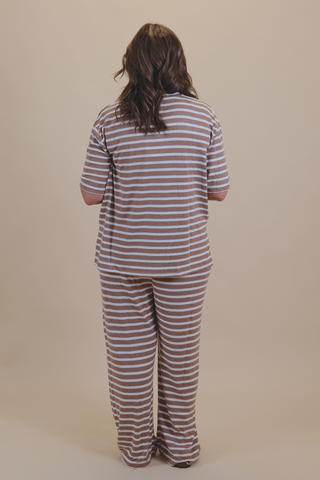 Casual Striped Set