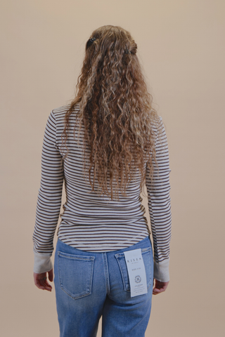 Brown Sugar Stripe Top