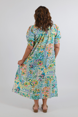 Festival Garden Midi Dress