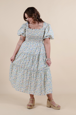 The Marigold Meadow Midi Dress