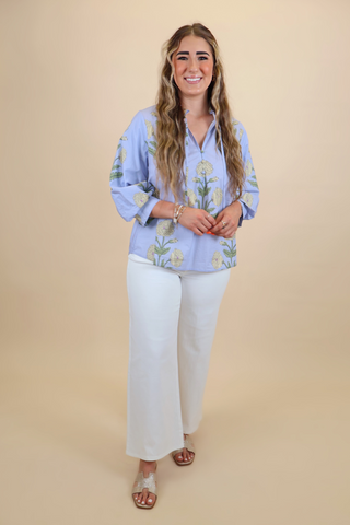 Surprise Brunch Floral Blouse