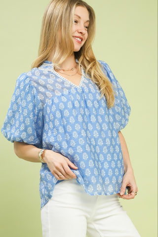 Soft Meadow Printed Top