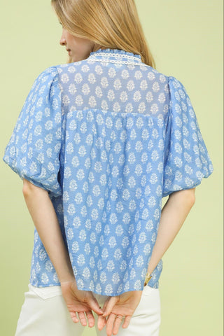 Soft Meadow Printed Top