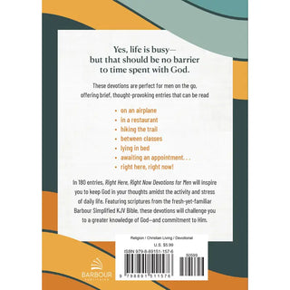 Right Here, Right Now: Devotions for Men