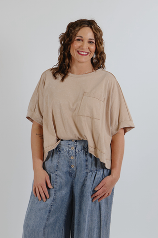 Vintage Replay Crop Knit Top