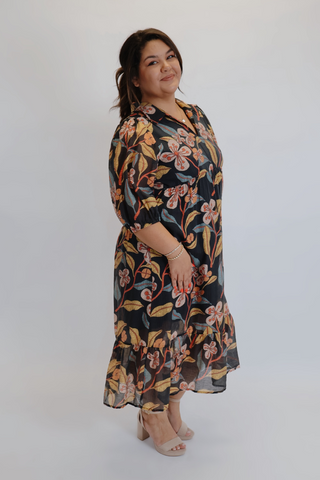 Meadow Mingle Midi Dress