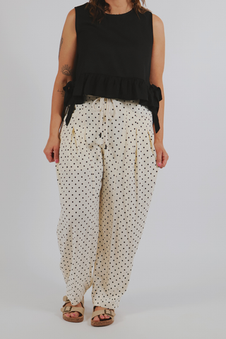 Darcy Dot Barrel Pants