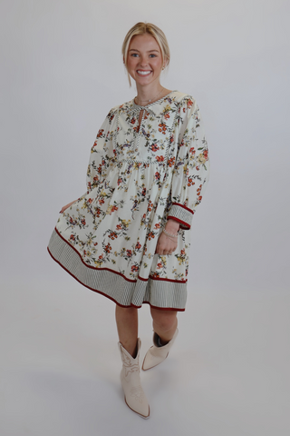 Meadow Bloom Babydoll Dress
