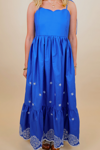 Positano Coast Midi Dress