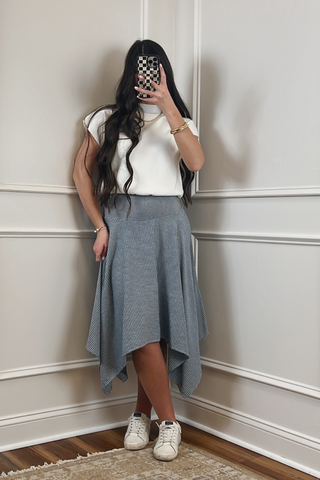 Harlow Harbor Stripe Skirt