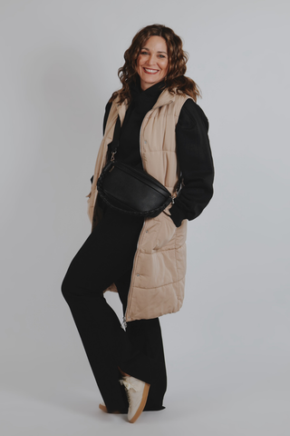 The Aspen Lane Longline Puffer Vest
