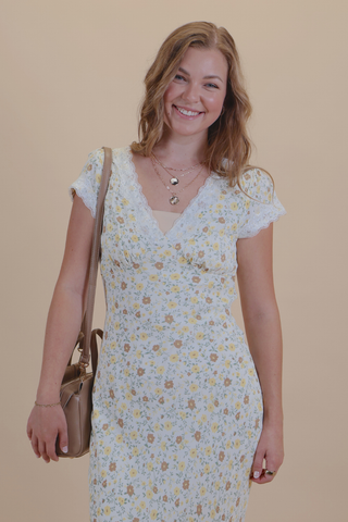 Prairie Blossom Midi Dress