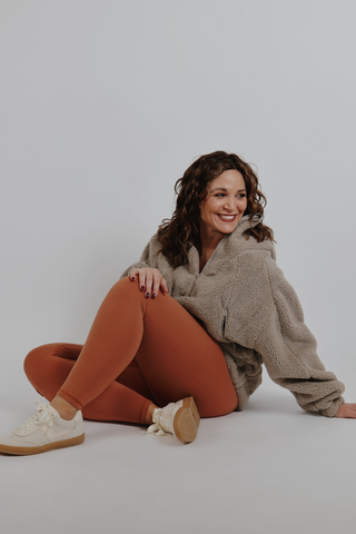 Alpine Plush Half-Zip Sherpa Hoodie