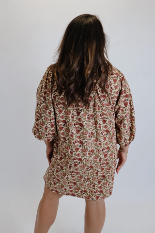 Scarlet Meadow Mini Dress