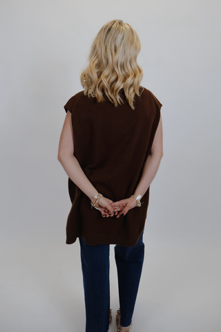 Modern Edge Knit Turtleneck Top