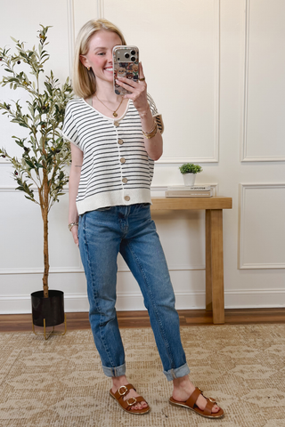 Sienna Harbor Stripe Top
